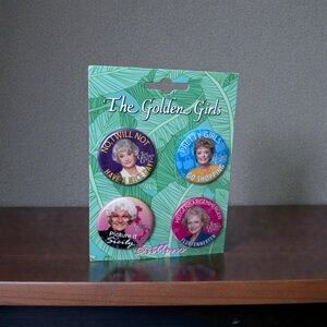 The Golden Girls Button Set